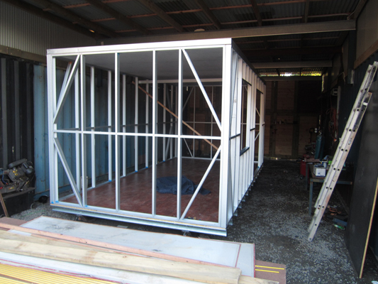 portable building in making