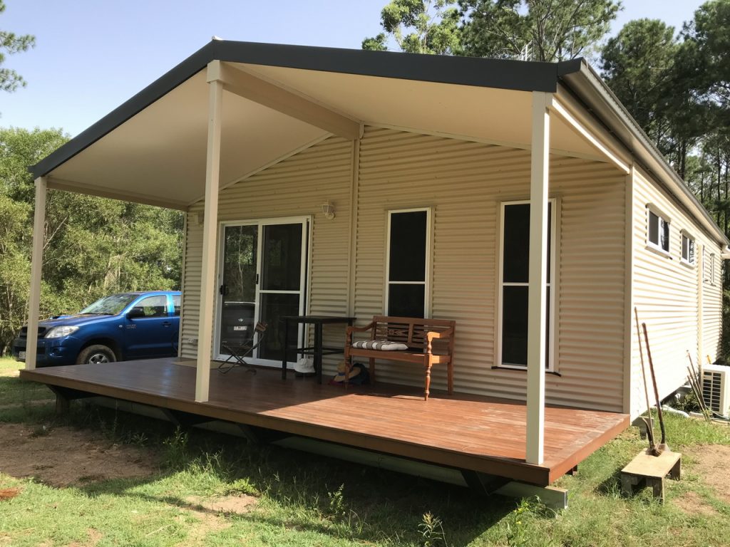 Composite Direct Portable Building on Location